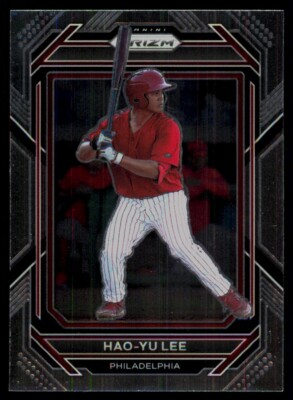 2023 Panini Prizm Baseball Card Hao-Yu Lee Philadelphia
