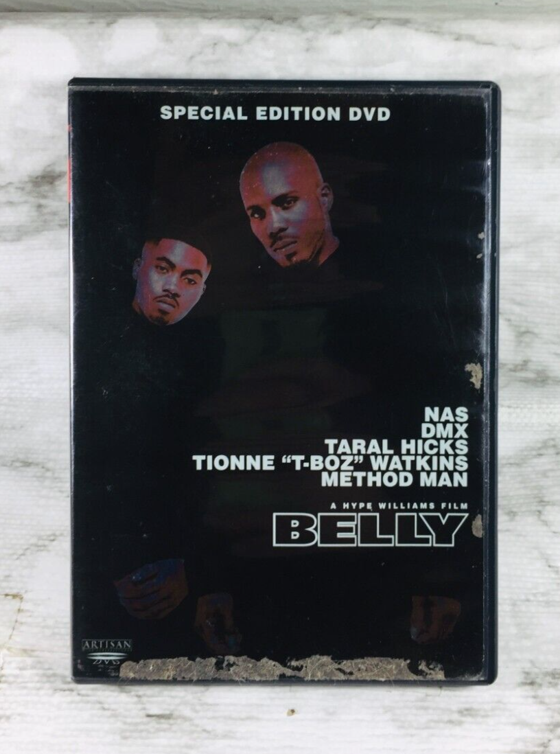 BELLY - A HYPE WILLIAMS FILM (2001) DVD NAS DMX T-BOZ METHOD
