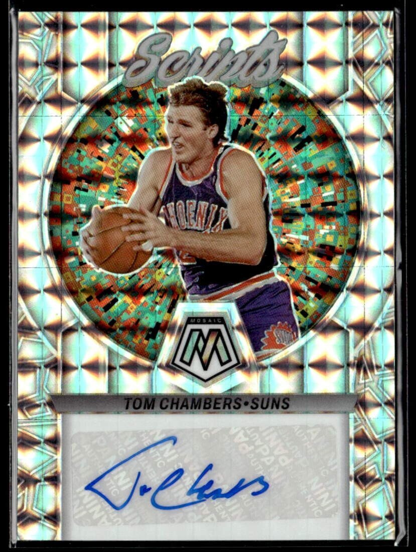 2022-23 Panini Mosaic Scripts Prizm Tom Chambers Auto MS-TOM | eBay