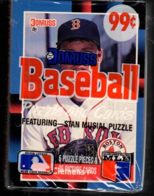 1988 Donruss Cello Pack Roger Clemens Boston Red Sox Baseball #2