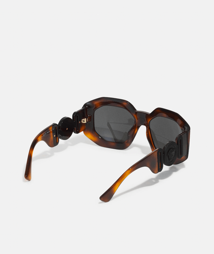 Pre-owned Versace Ve4424u-521787-56 Havana Sunglasses
