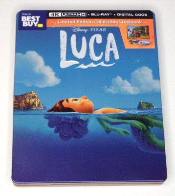 Luca (4K UHD & Blu-ray) Limited Edition Best Buy Exclusive Steelbook, Disney