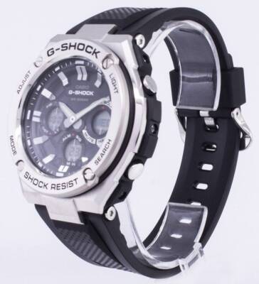 Pre-owned G-shock Casio  G-steel Analog-digital World Time Gst-s110-1a Men's Watch