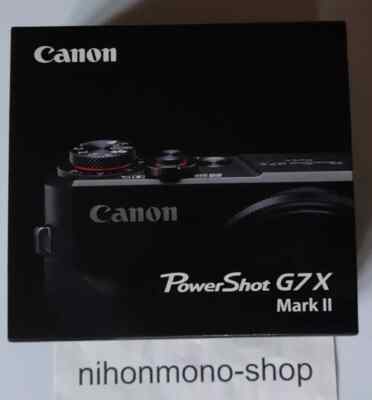 Canon PowerShot G7X Mark II Compact Digital Camera Black in
