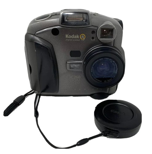 Vintage Kodak DC260 1.6 MP Digital Camera 3X Optical Zoom Untested Sold