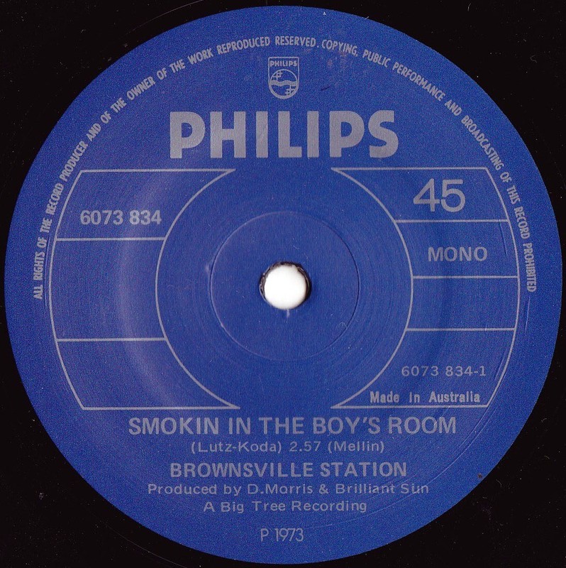 Details About Brownsville Station Oz 45 Smokin In The Boys Room Nm 73 Philips Detroit Rock