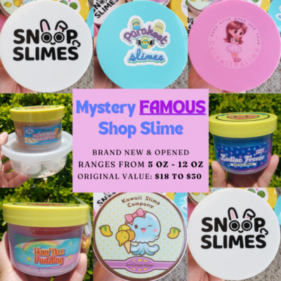 NEW Mystery Famous Slime Shop Slime Peachybbies, Parakeet, Momo, Kawaii: 1 Slime