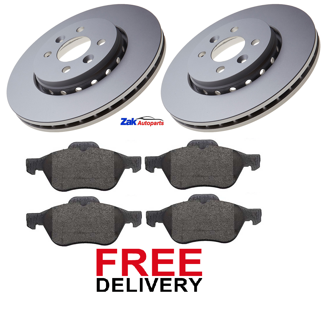FOR RENAULT MEGANE MK2 1.5 DCi + 1.9 DCI FRONT 2 BRAKE DISCS & PADS