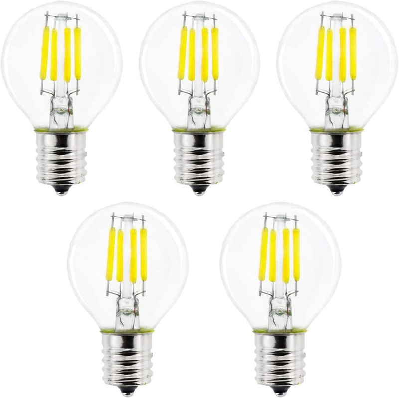 E17 Intermediate Base Edison Globe Light Bulbs 40 Watt Equi