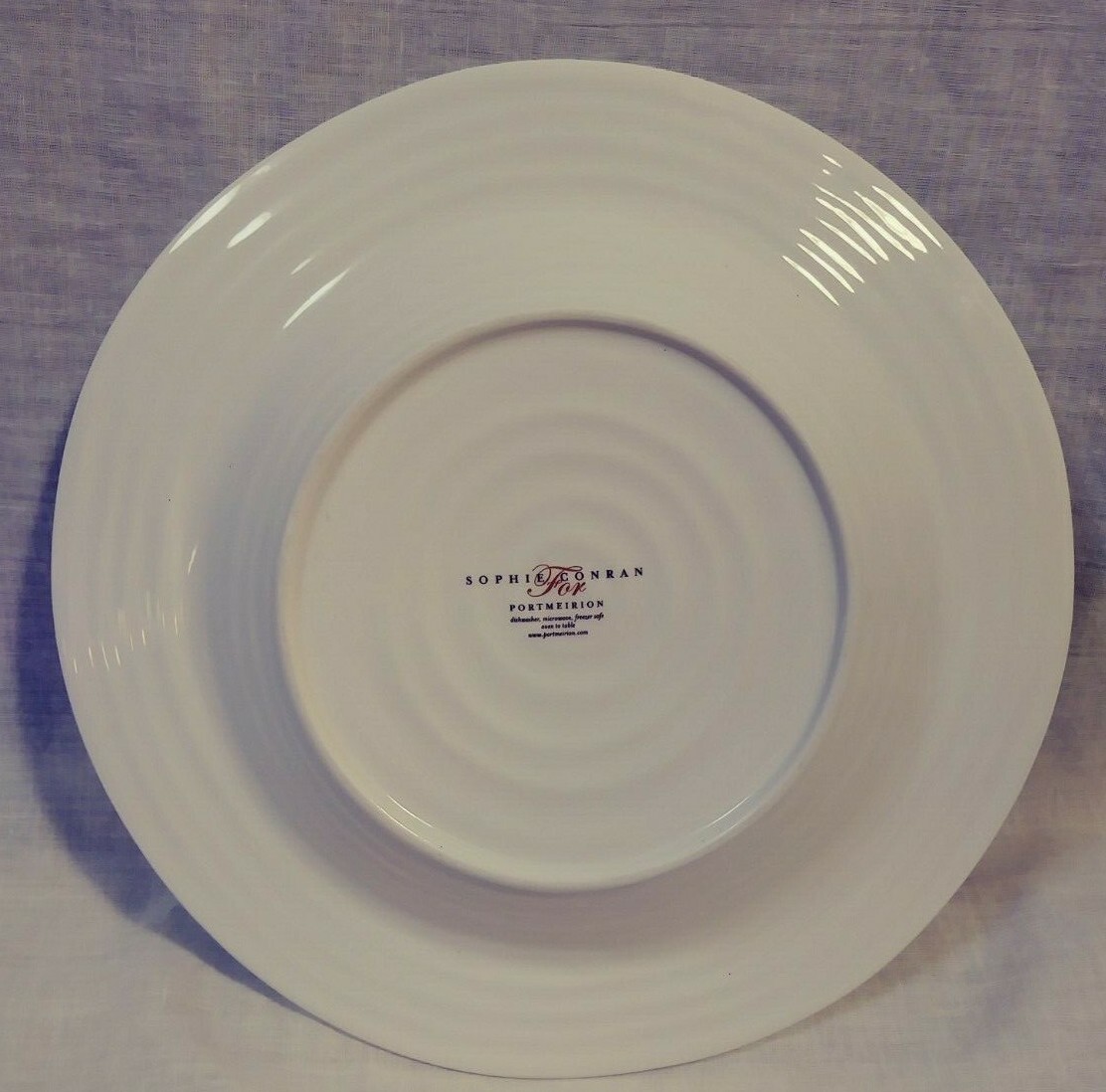 Sophie Conran- Portmetrion White Wavy Rim Soup Bowl 10