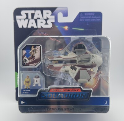Star Wars Obi-Wan s Jedi Interceptor Micro Galaxy Squadron S3 - FAST SHIPPING  