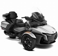 2025 Can-Am Spyder RT Limited 1330cc 6 speed semiauto trike Hyper Silver