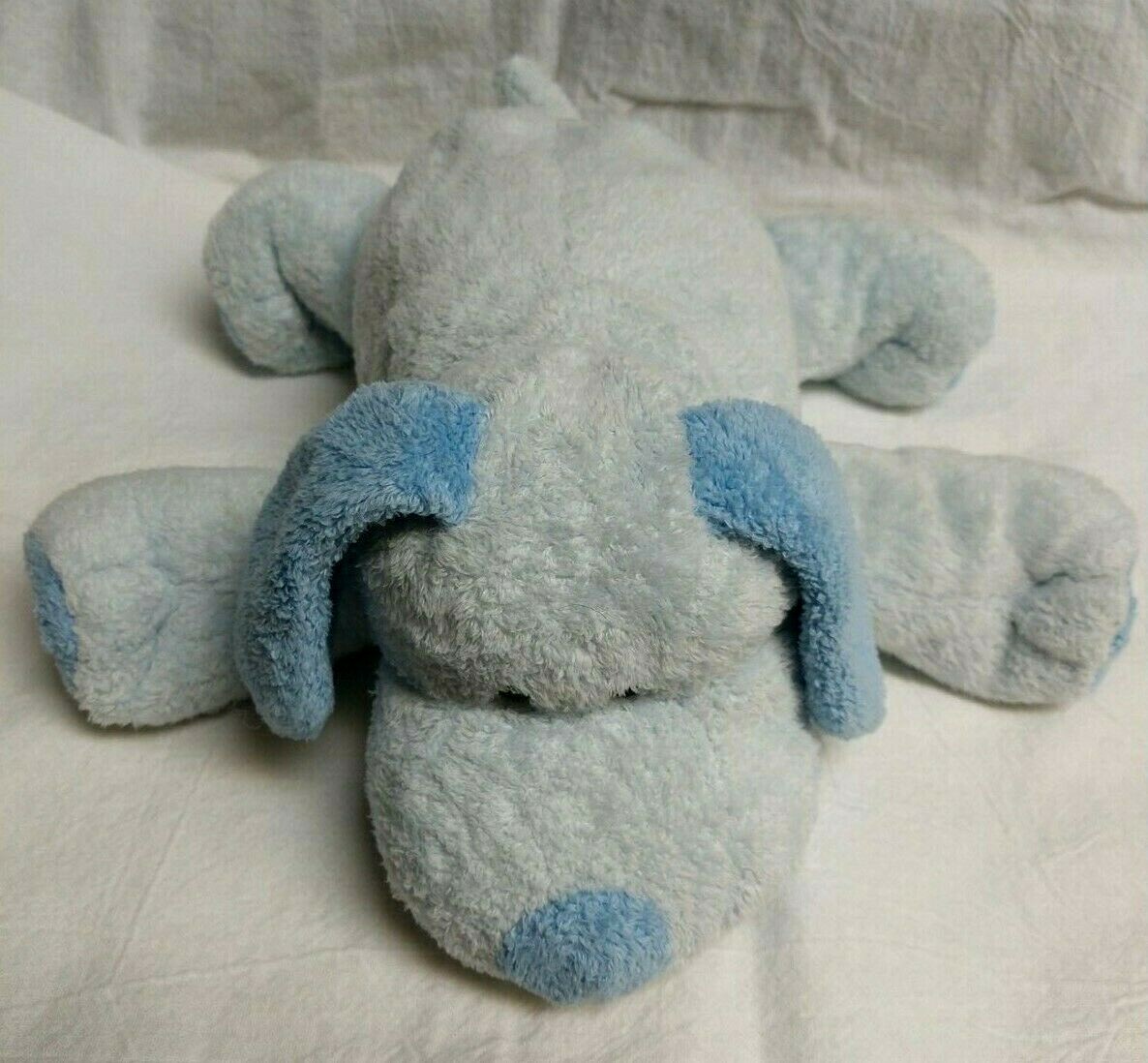 TY Pluffies Baby Whiffer Dog Plush Puppy Blue Stuffed Animal Beanie Toy 2006