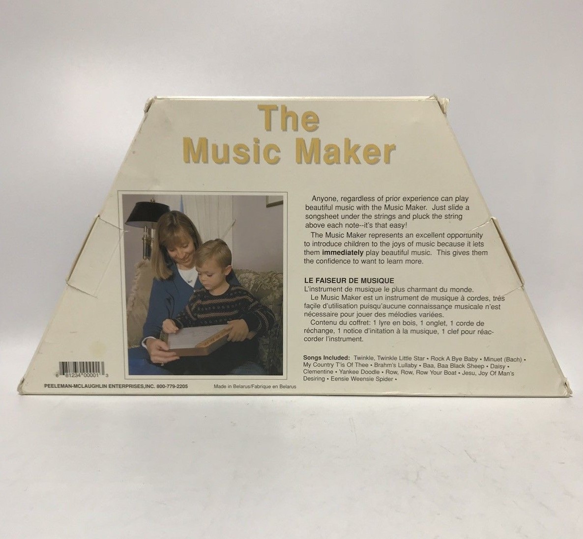 Nepenenoyka The Music Maker Lap Harp Dulcimer Musical Instrument With Music!