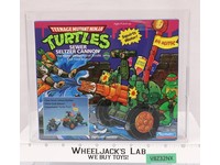 Sewer Seltzer Cannon AFA HIGHEST GRADED 85 TMNT 1990 Playmates NEW SEALED