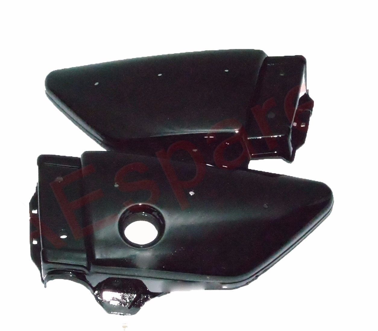 Yamaha RX135 Side Panel Set Black Plastic Made For Yamaha RX 135 cc Bikes  