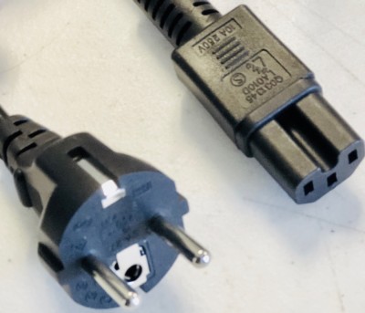 Power Cord - Europe, CAB-TA-EU, 2.5M, Lifetime Warranty  Schuko CEE7/7