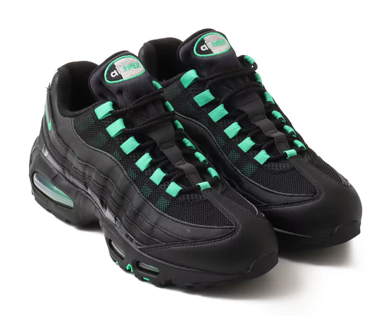 Nike Air Max 95 ブラック Nike Air Max 95 Black-Grey-Orange New Sneakers Men's Size 7