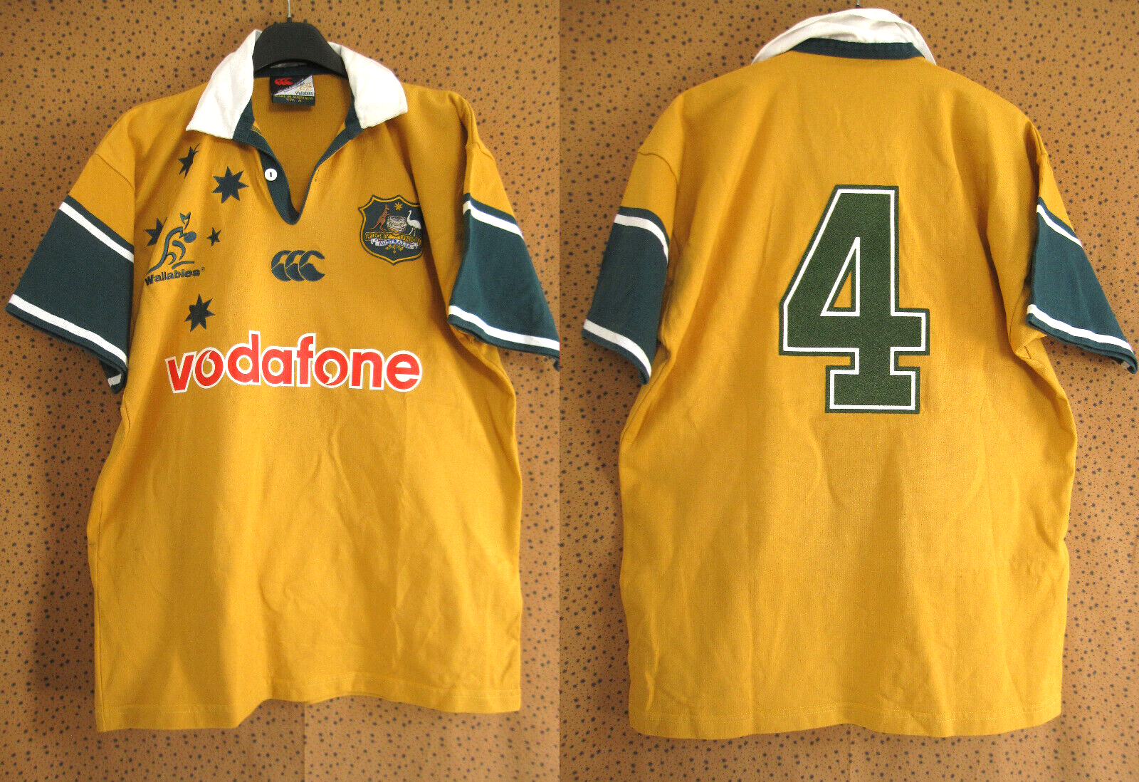 Canterbury Wallabies Vodafone フリースジャケット Canterbury Wallabies Vodafone フリースジャケット Vintage