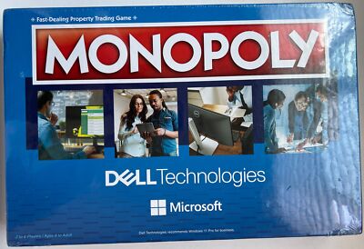 New Monopoly Dell Technologies Microsoft Board Game Factory SEALED