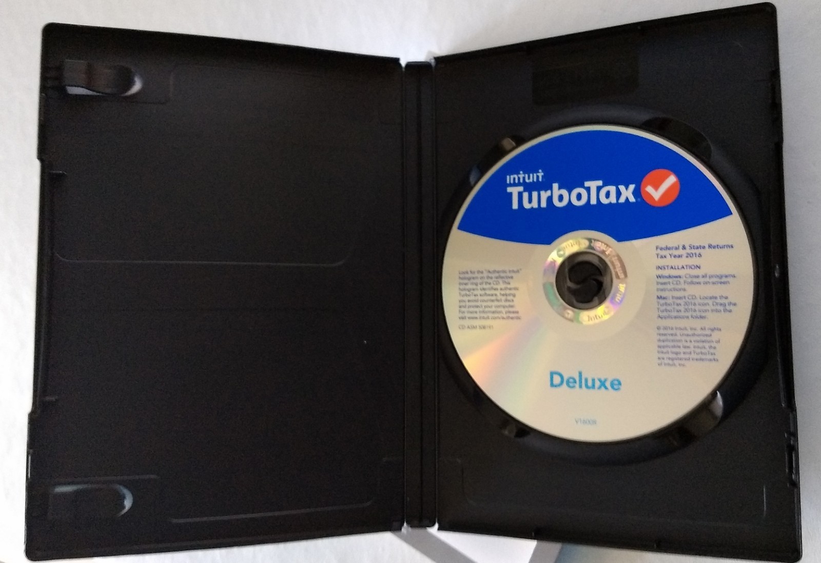 Authentic Intuit TurboTax Deluxe 2015 FEDERAL & STATE (DOWNLOAD IF AVAIL.)