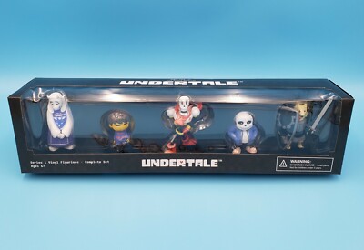 Undertale Little Buddies Series 1 Figure Set NIB Sans Papyrus Lesser Dog Toriel