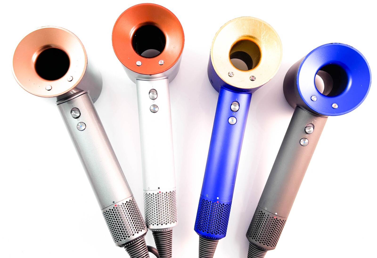 Dyson supersonic ionic パープル ダイソン、“低温のやさしい風”を作る新アタッチメント付き
