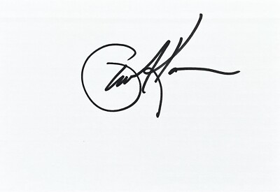 Richard Karn Signed IP 4x6 Index Card In Top Loader Authentic, Home Improvement