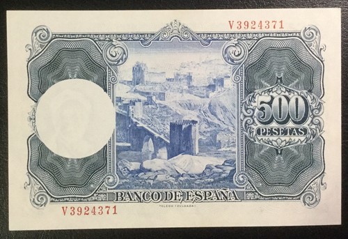 Spain P-148a 500 Pesetas 1954...Choice High Grade Example
