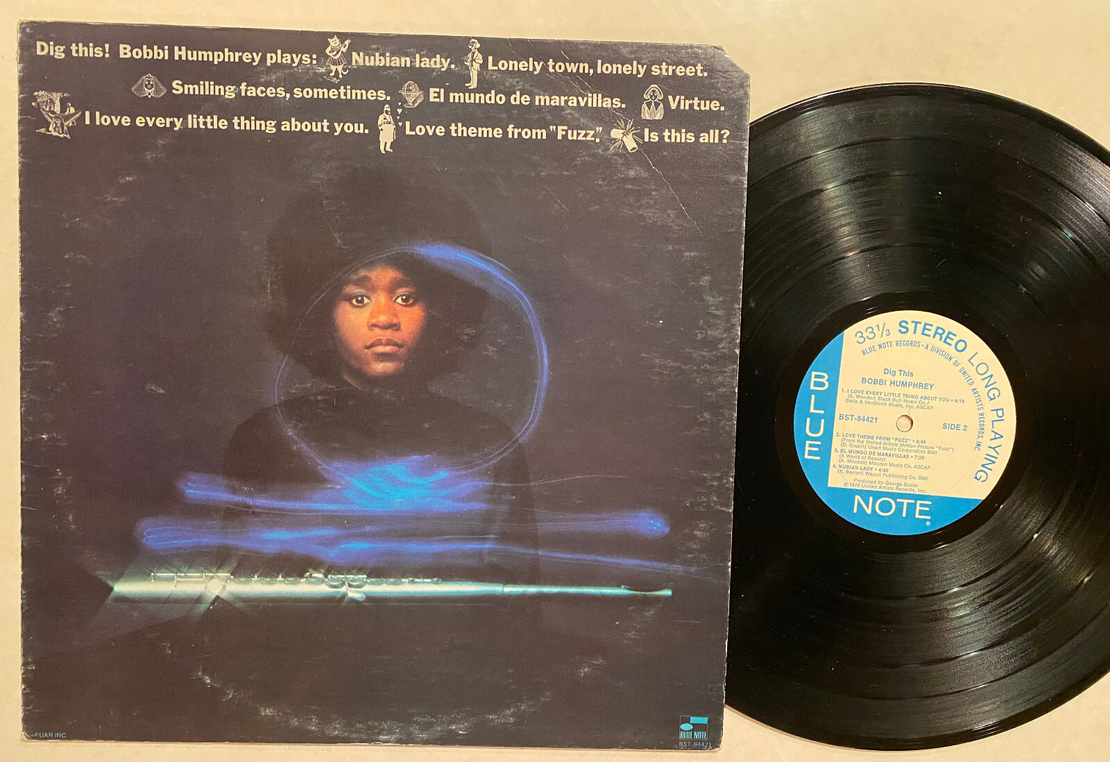 洋楽 BOBBI HUMPHREY ALPHONZE MOUZON 7inch BOBBI HUMPHREY Dig This Alphonse Mouzon Ron Carter Blue Note