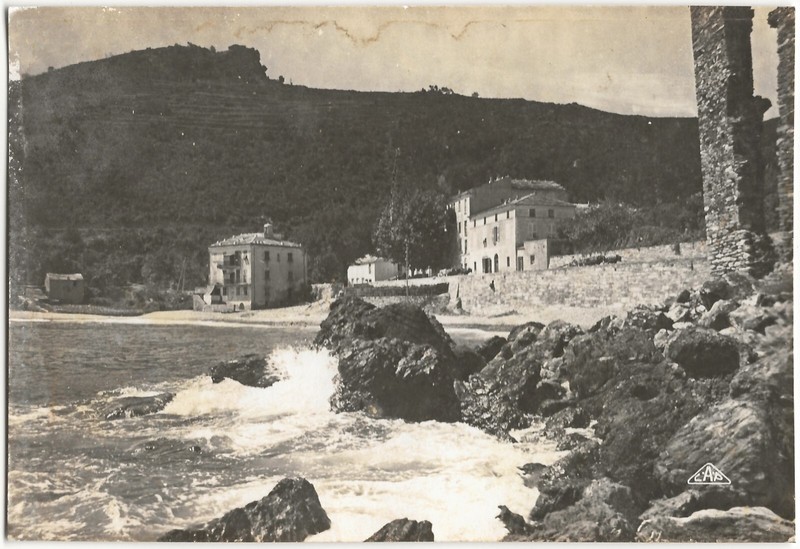 Lavasina, Corse, Mer, Photographie Ancienne, Noir & Blanc, Papier 8,8x13 Cm
