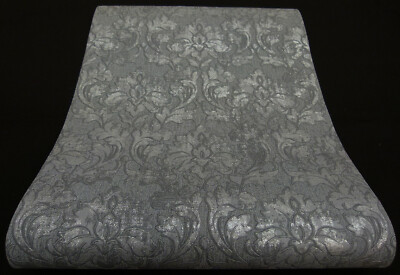 modernes Design grau Vliestapete /"Ornament Tapete/" schickes 13398- anthrazit