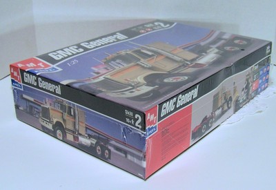 AMT ERTL GMC General  Semi Truck Model Kit Scale 1:25 SEALED  #300060 - 100