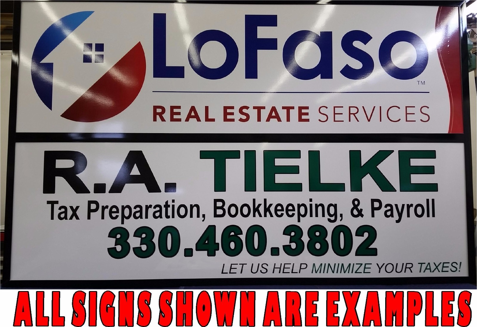 2ft x 10ft Single Sided LED Business Box Sign - USA MADE!