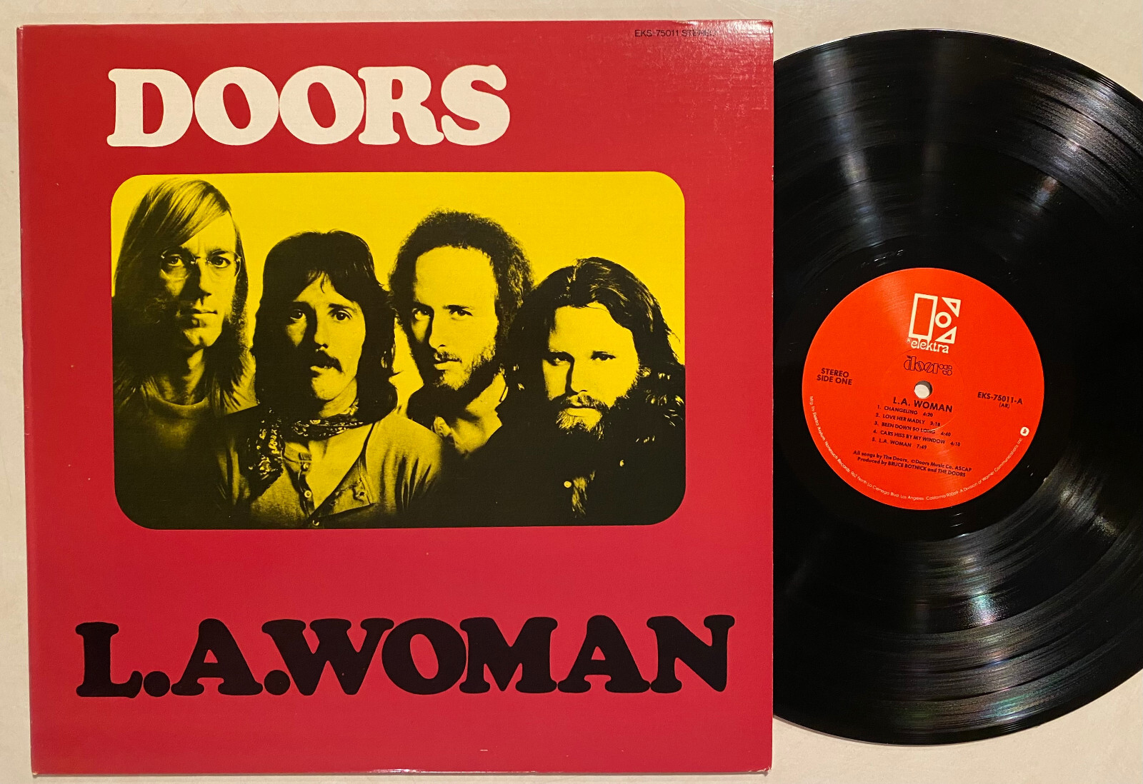 The DOORS L.A. Woman JIM MORRISON Robbie Krieger 1979 RI