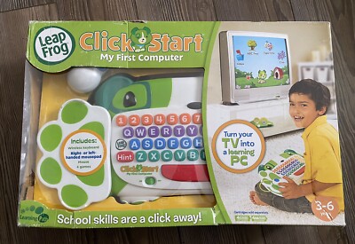 Leap Frog Click Start My First Computer. Connects To TV. Wireless Keyboard.