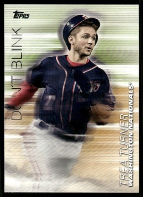 2018 Topps Update #DB-9 Trea Turner Don't Blink