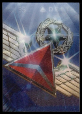 2015 Delta Airlines Trading Card Boeing 767 300ER Holo Graphic Delta #35