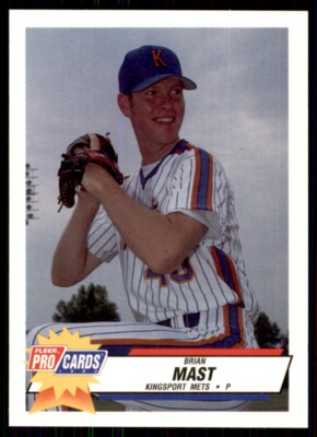1993 Fleer ProCards Brian Mast Kingsport Mets #3792 | eBay