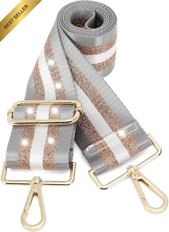 Purse Straps Replacement Crossbody - Adjustable Bag Strap for Purses, Wide Shoul