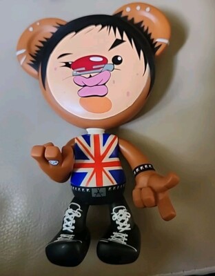 The Swear Bears Original Punk Rock Brit Bear Drastic Plastic Designer Vinyl