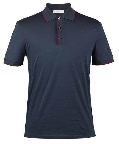 Ermenegildo Zegna Sport Polo Shirt Men Small Black Pullover