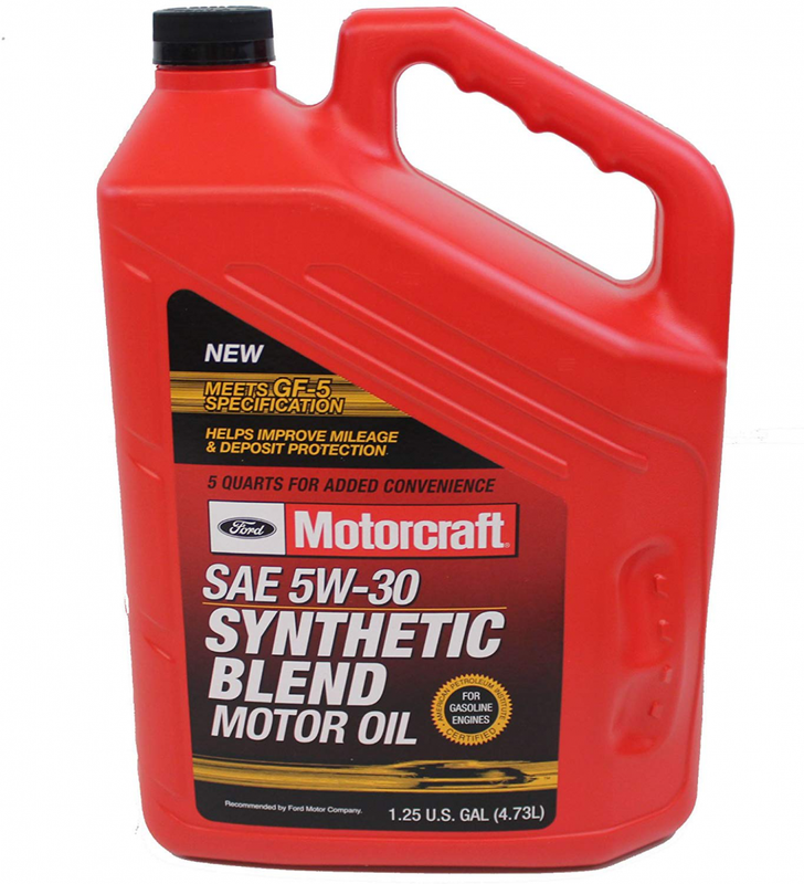 Genuine Ford Fluid XO-5W30-5QSP SAE 5W-30 Premium Synthetic 