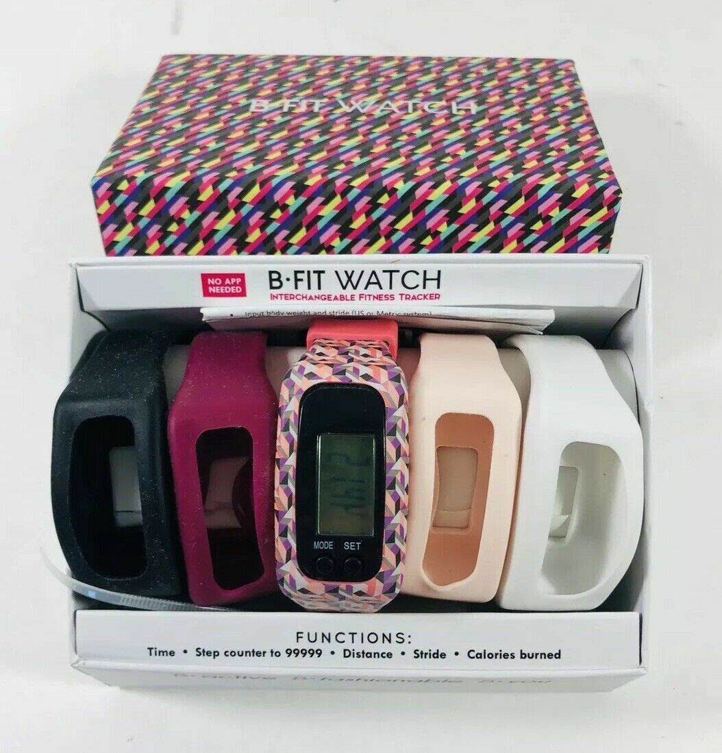 b fit watch interchangeable fitness tracker