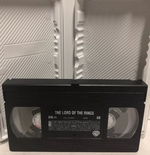 The Lord of the Rings VHS Animated Cartoon 1978 Bakshi Film (2001) Preowned