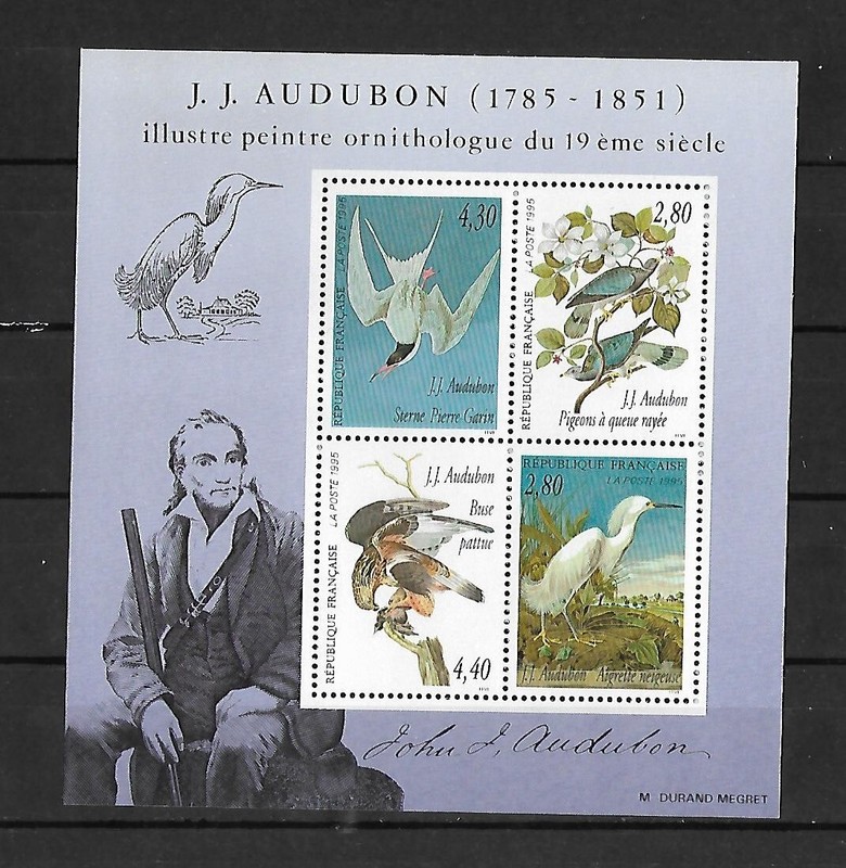 Bloc Feuillet - Bf NÂ° 18 - SÃ©Rie Arts DÃ©Coratifs Peintre Ornitho - Neuf** - 1995