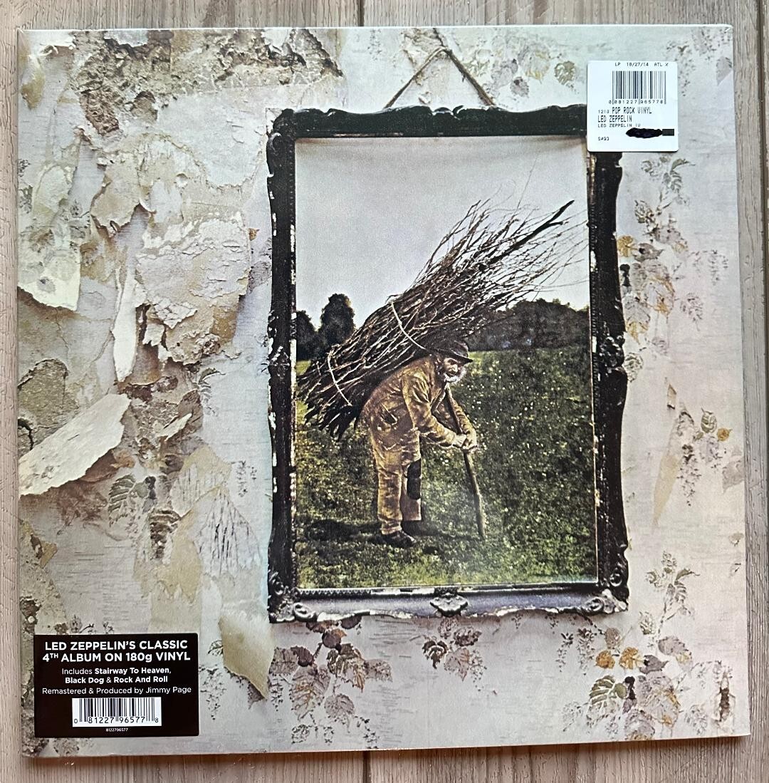 LED ZEPPELIN IV Vinyl Record Album NEW MINT Black Dog