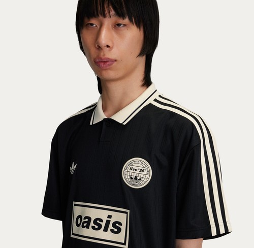 oasis × adidas Live '25 Football Shirt M Live '25 adidas Football Shirt Black – Oasis Live '25