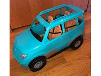 barbie car camping adventure