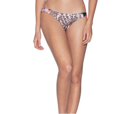 (BOTTOMS) Maaji Poppy Flirt Reversible Bikini Bottoms. NWT. Size Small.